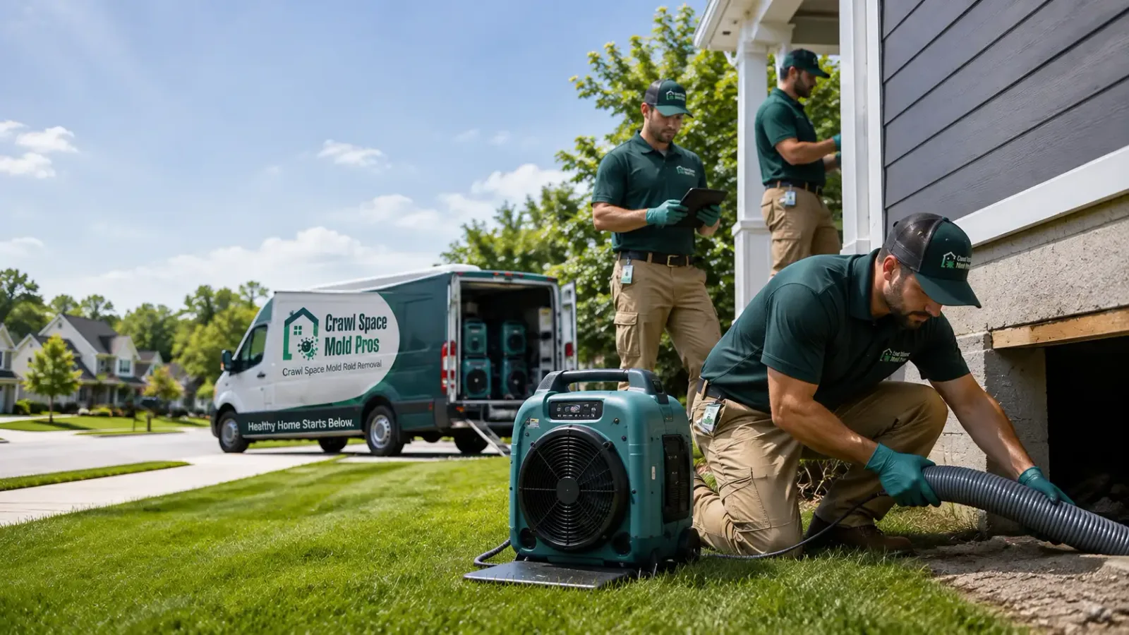 Crawl Space Mold Removal in Bloomingdale, OH